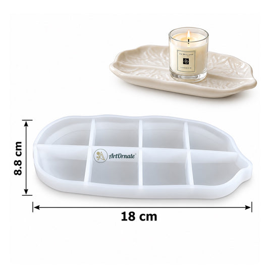 Serene Leaf Tray Silicone Mould