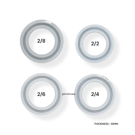4Pc Bangle Silicone Mould