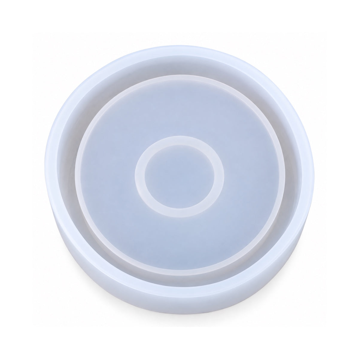 Round Coaster with Boundary Silicone Mould