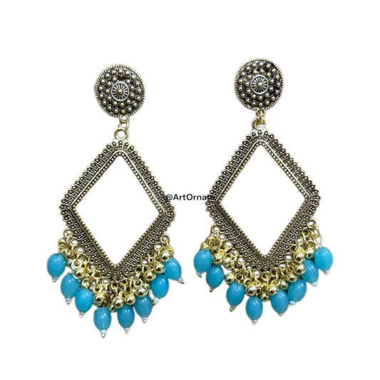 Resin Jhumka Earrings - J47