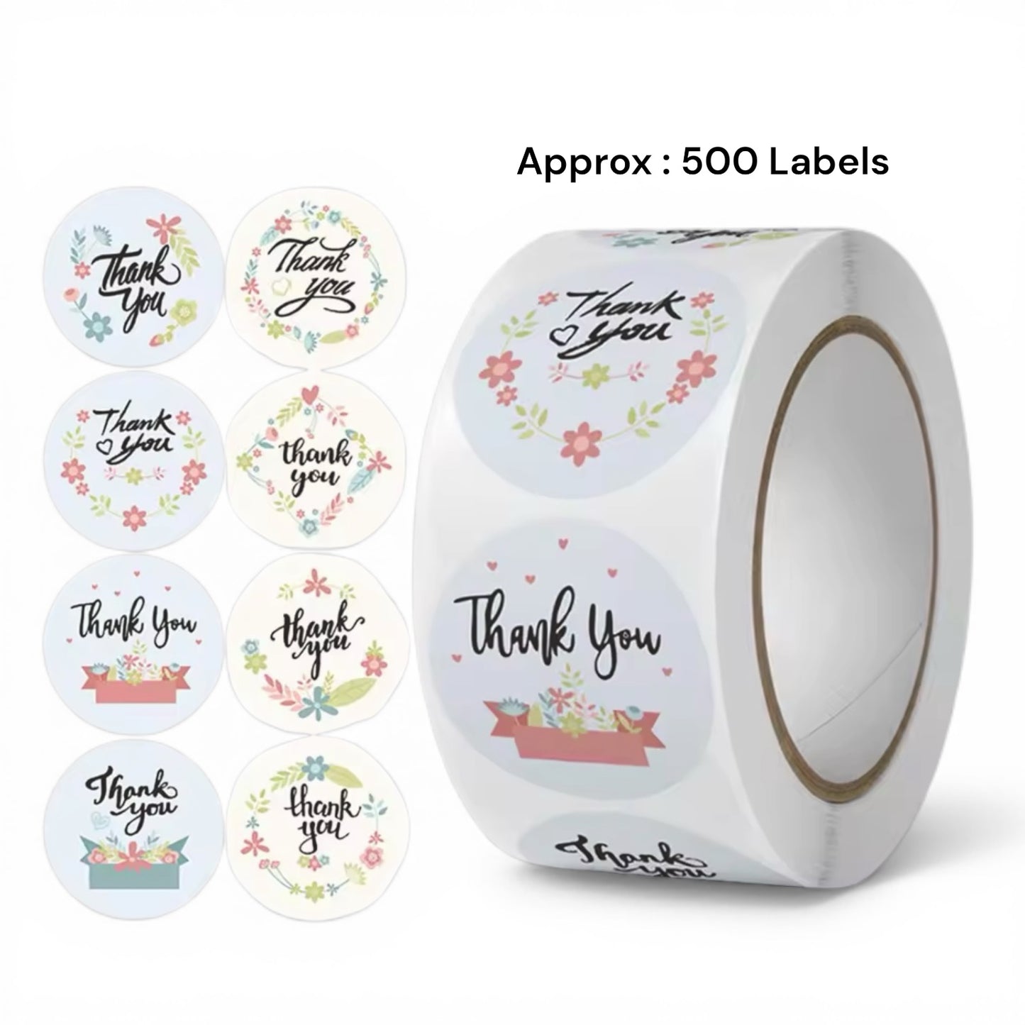 Thank you stickers for resin art and candle supplies store in Ahmedabad India supporting Indian artists