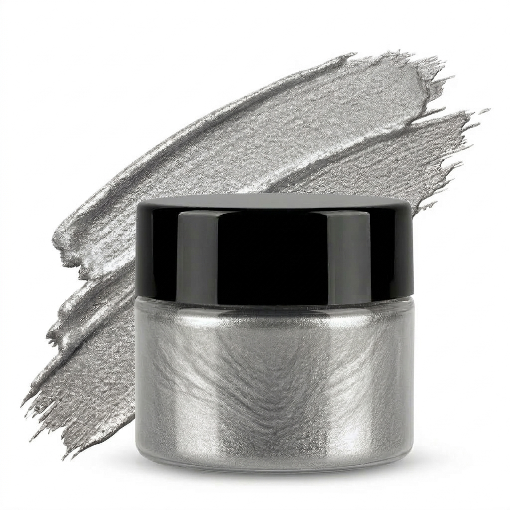 ArtOrnate pearl silver metallic paste pigment for resin art and epoxy casting – bright silver shimmer pigment for resin jewellery, coasters, trays and premium resin craft projects used by resin artists across India