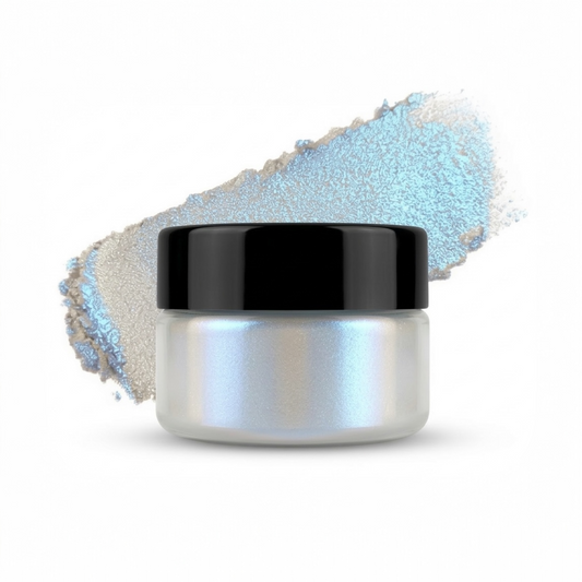 Dual tone blue crystal powder pigment for resin art and candle making in Ahmedabad Gujarat India, metallic mica pigment for resin jewellery, coasters, trays and DIY craft supplies online India