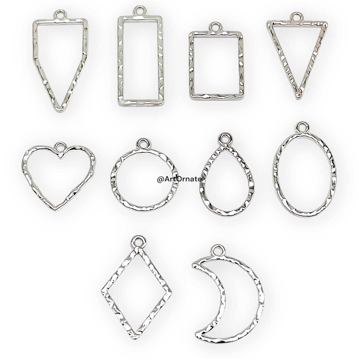 Mix Pendant Bezel for Resin Art – Premium Jewelry Base for UV & Epoxy Resin (India)