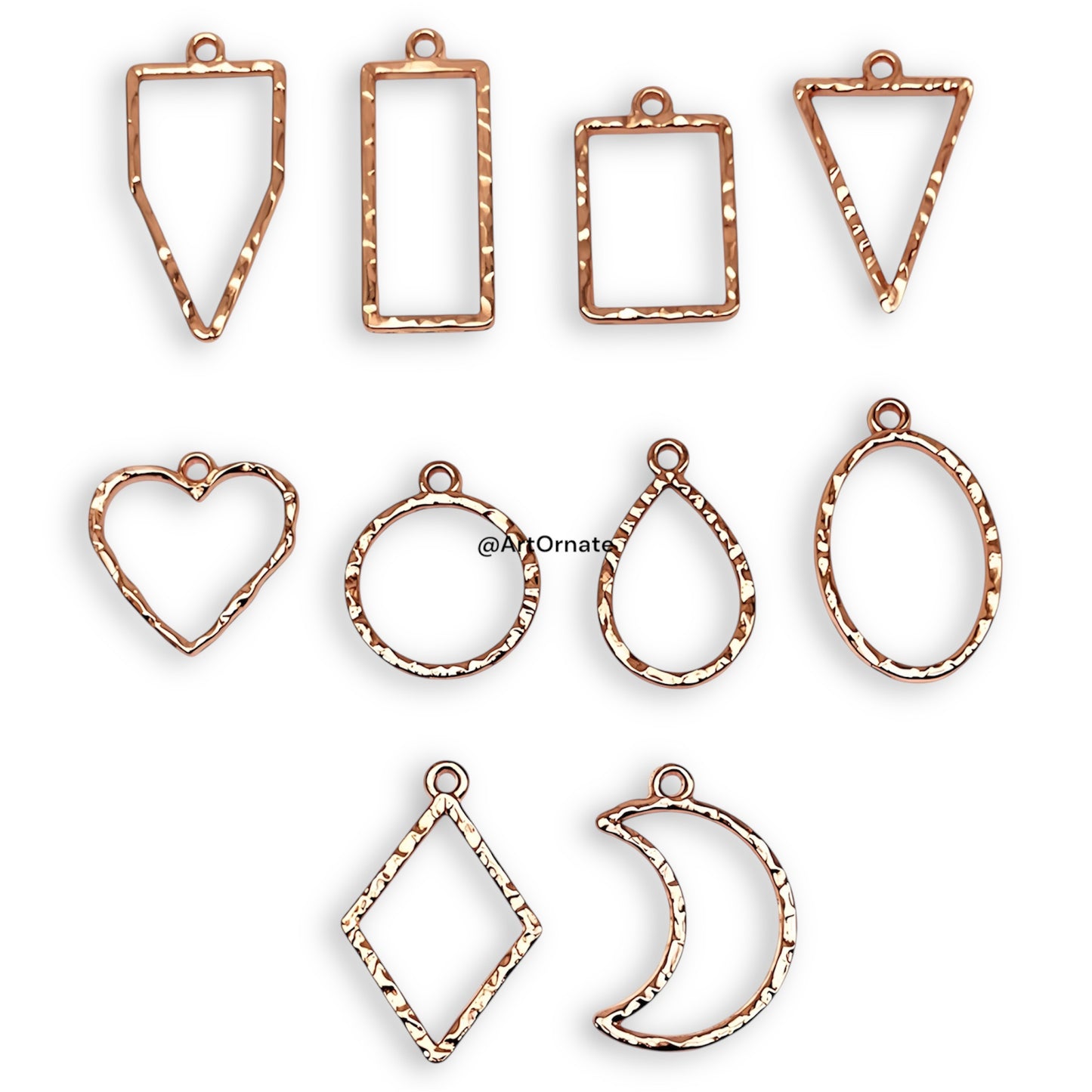 Mix Pendant Bezel for Resin Art – Premium Jewelry Base for UV & Epoxy Resin (India)