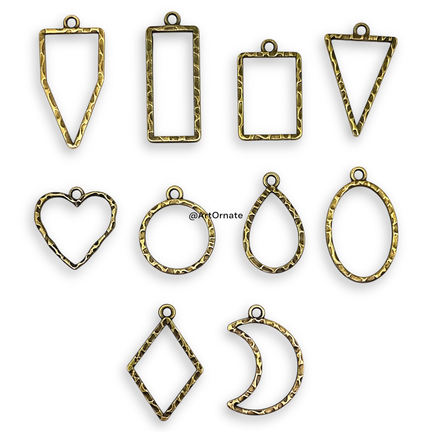 Mix Pendant Bezel for Resin Art – Premium Jewelry Base for UV & Epoxy Resin (India)