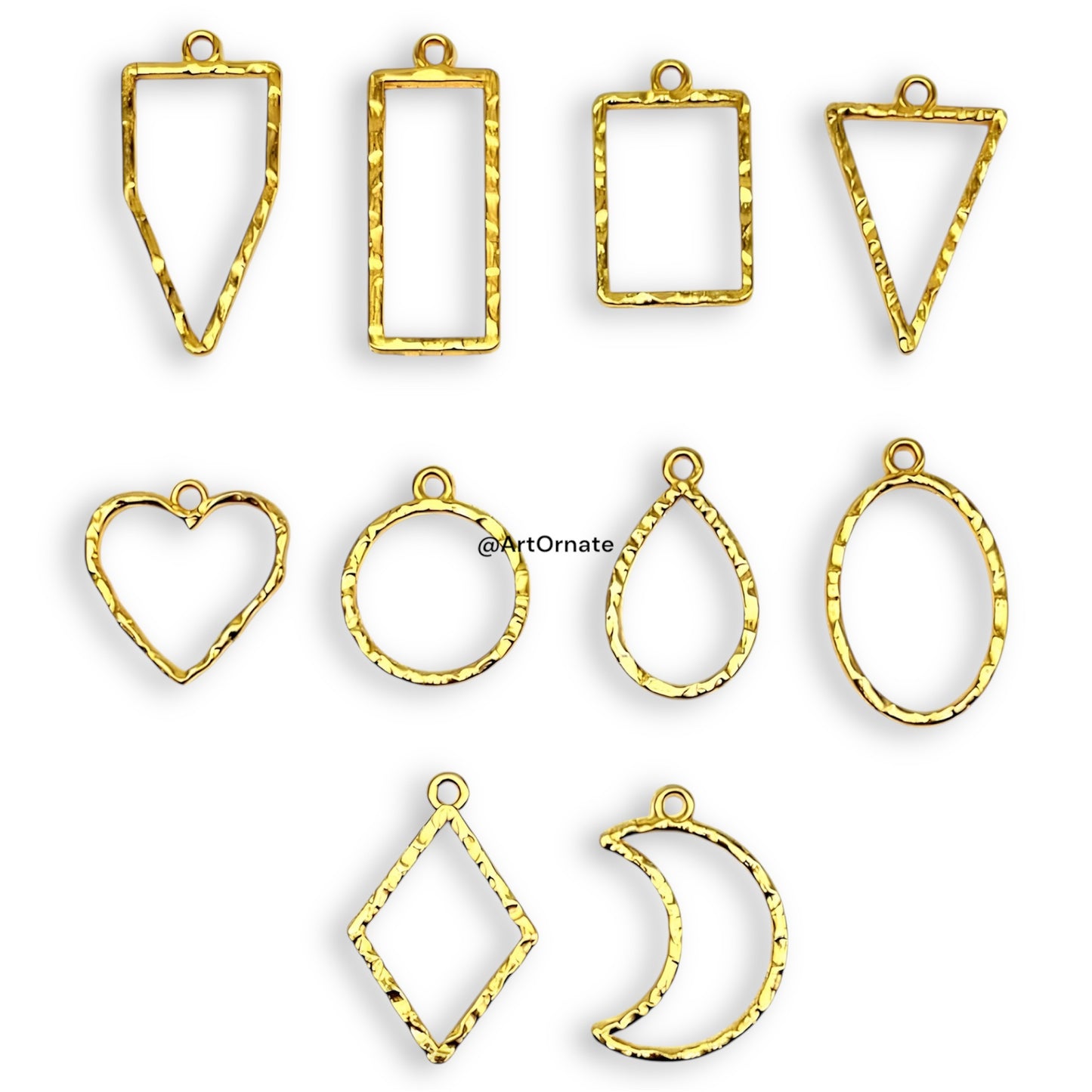 Mix Pendant Bezel for Resin Art – Premium Jewelry Base for UV & Epoxy Resin (India)