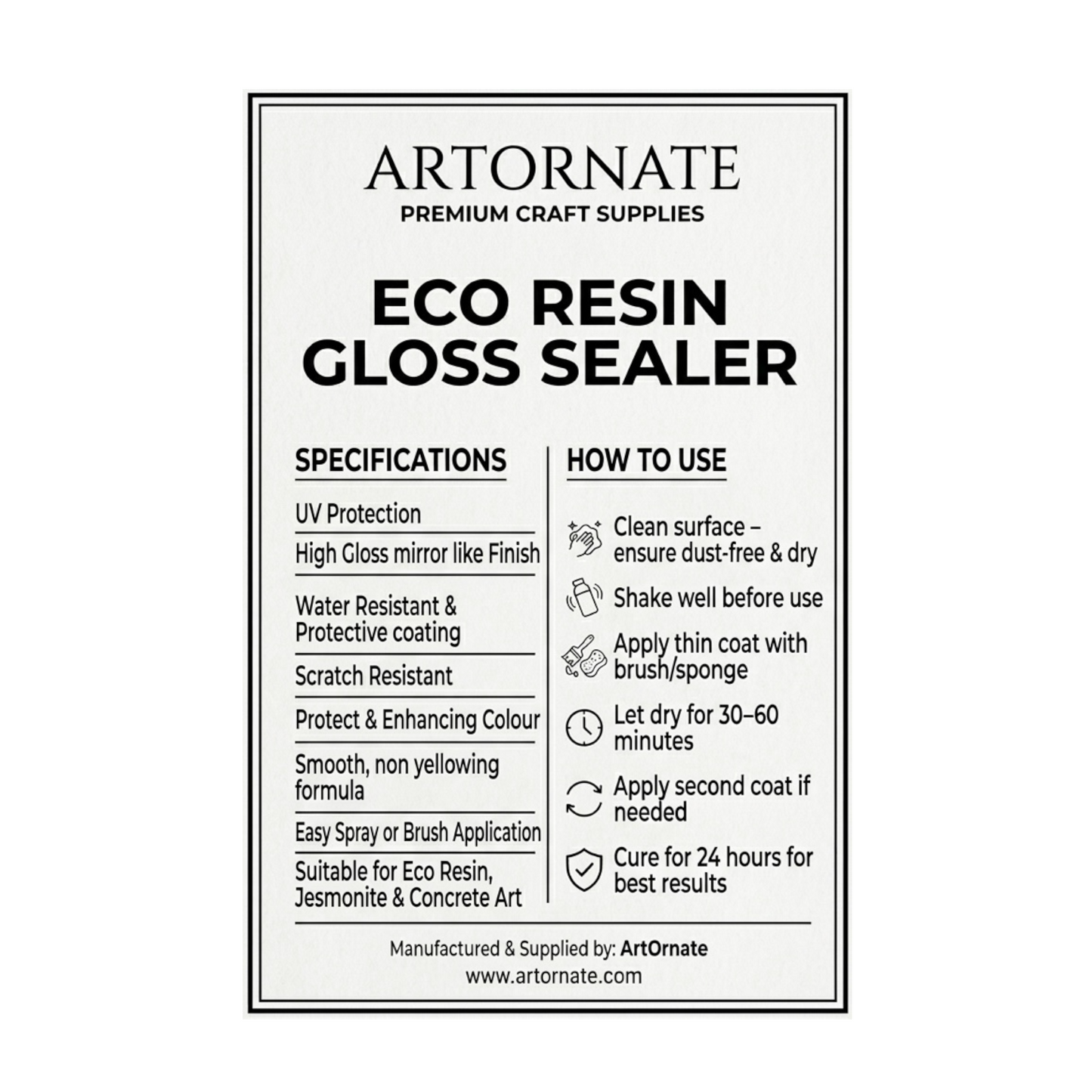 Eco Resin Gloss Sealer