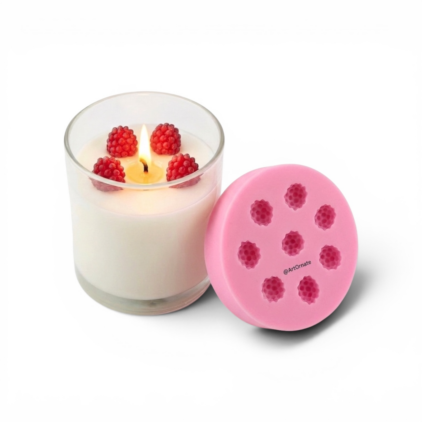 Raspberry Candle Silicone Mould