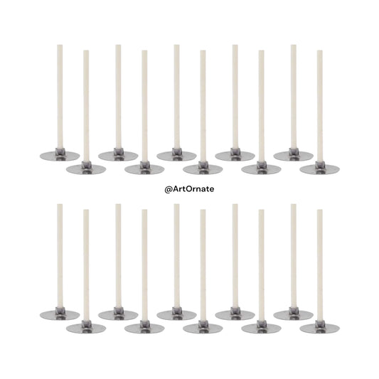 Pre-Waxed Cotton Candle Wicks for DIY & Professional Candle Making – Multiple Sizes | ArtOrnate
