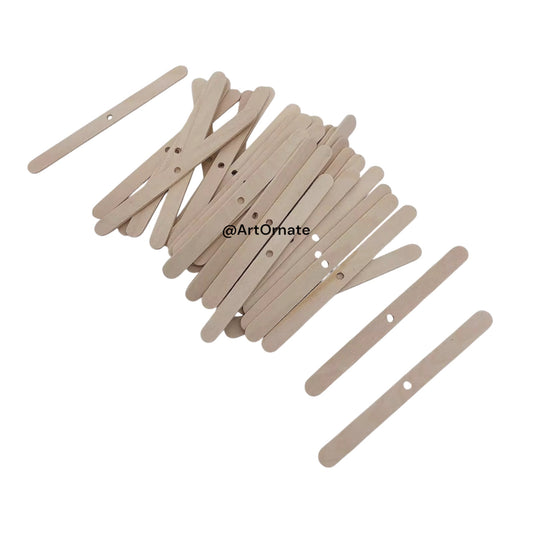 Premium Wooden Candle Wick Holder – Reusable Wick Centering Tool for Perfect Candle Making in India (appx 50 pcs)