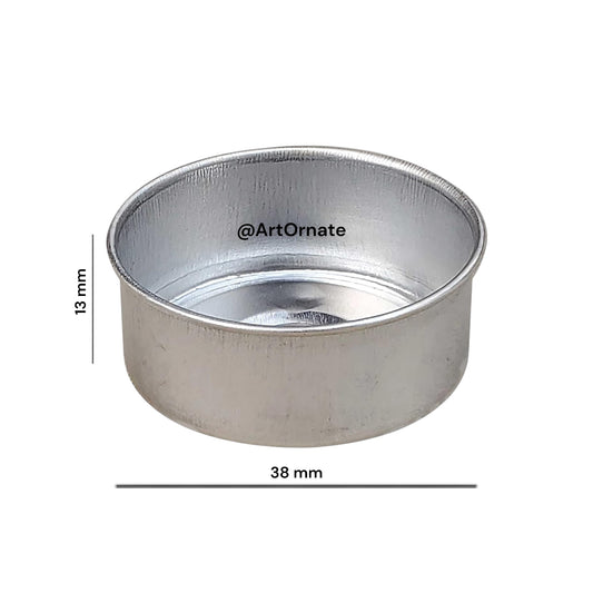 Aluminium Empty Tealight Candle Cups – Premium Quality for Candle Making