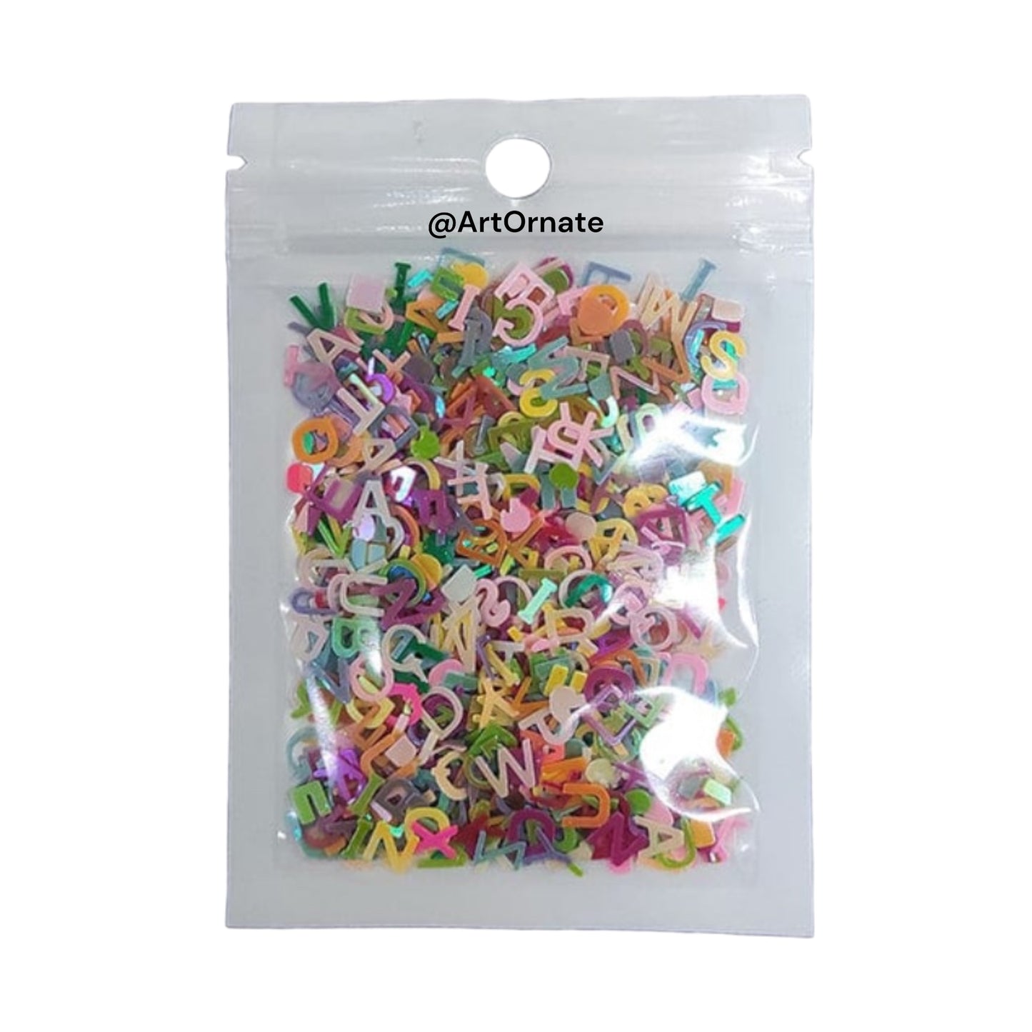 Rainbow Alphabet Sequins (14001)