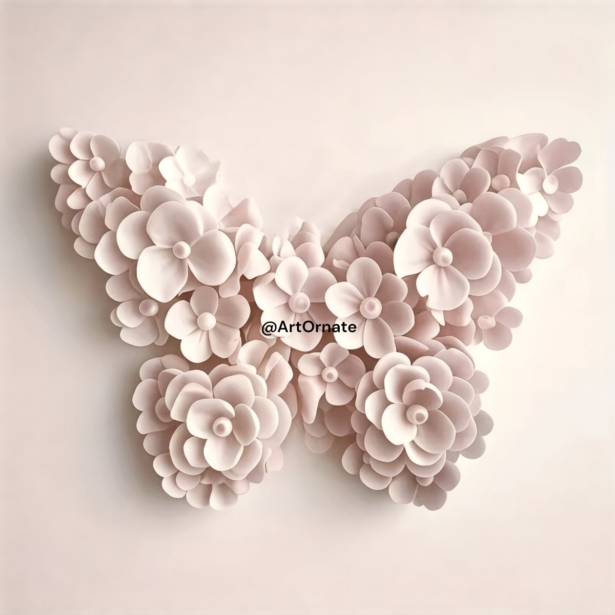 3D Flower Butterfly Candle Silicone Mould (HM0171)