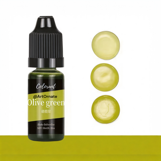 Olive Green Pigment for Candle, Soap & Silicone Mould Crafts – Vibrant & Long-Lasting Colours