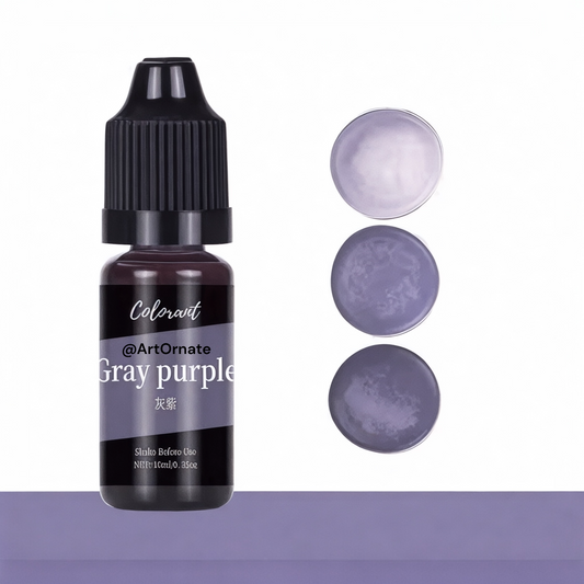 Gray Purple Pigment for Candle, Soap & Silicone Mould Crafts – Vibrant & Long-Lasting Colours