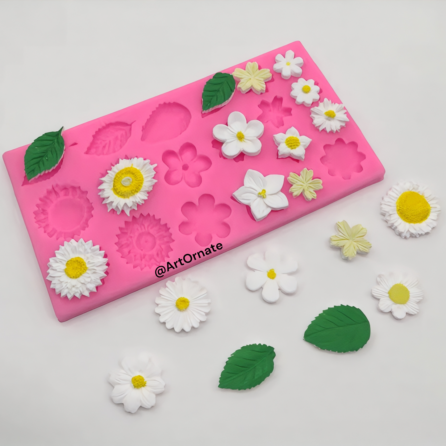 Multi Flower Silicone Mould (HM0128)