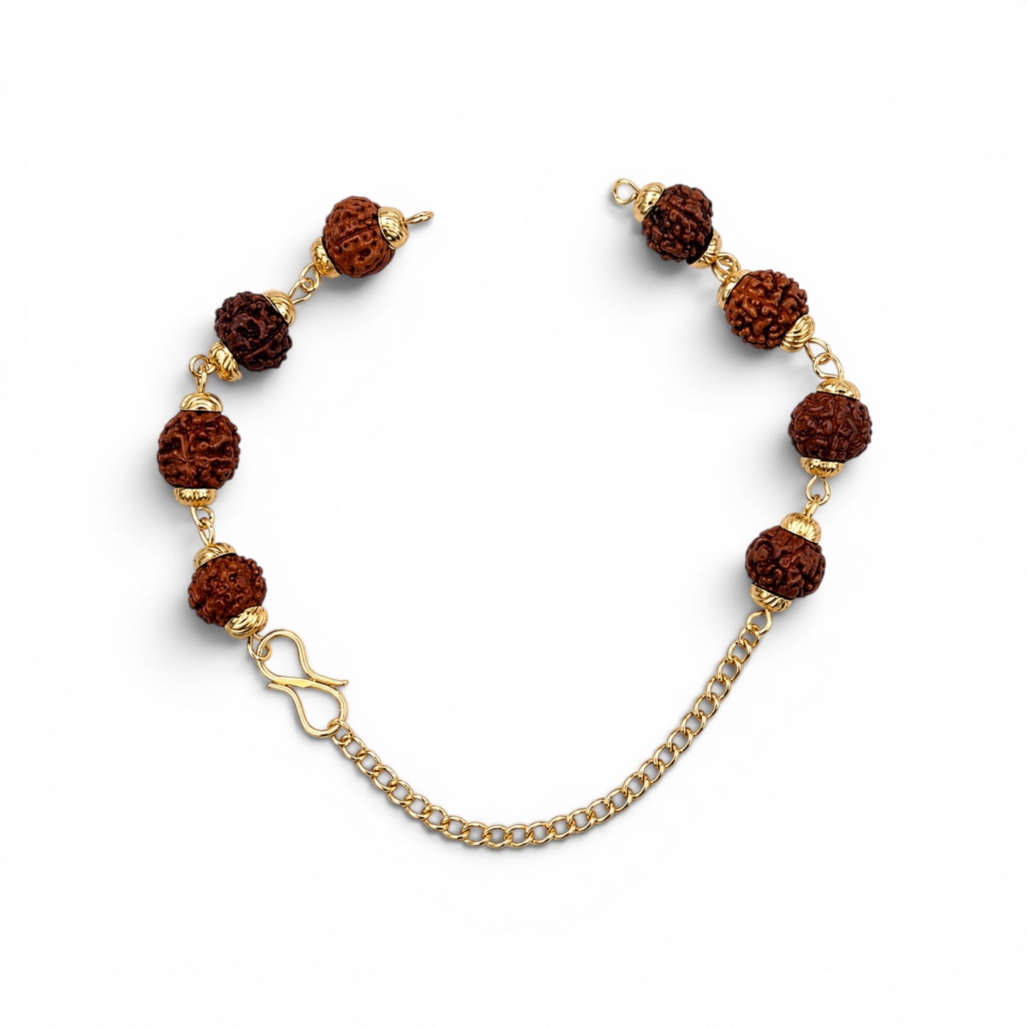 Rudraksh Rakhi Bracelet Chain