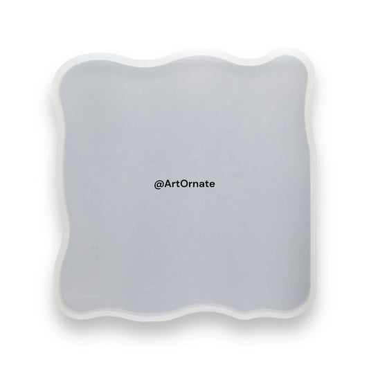 4 inch Zig Zag Square Silicone Mould