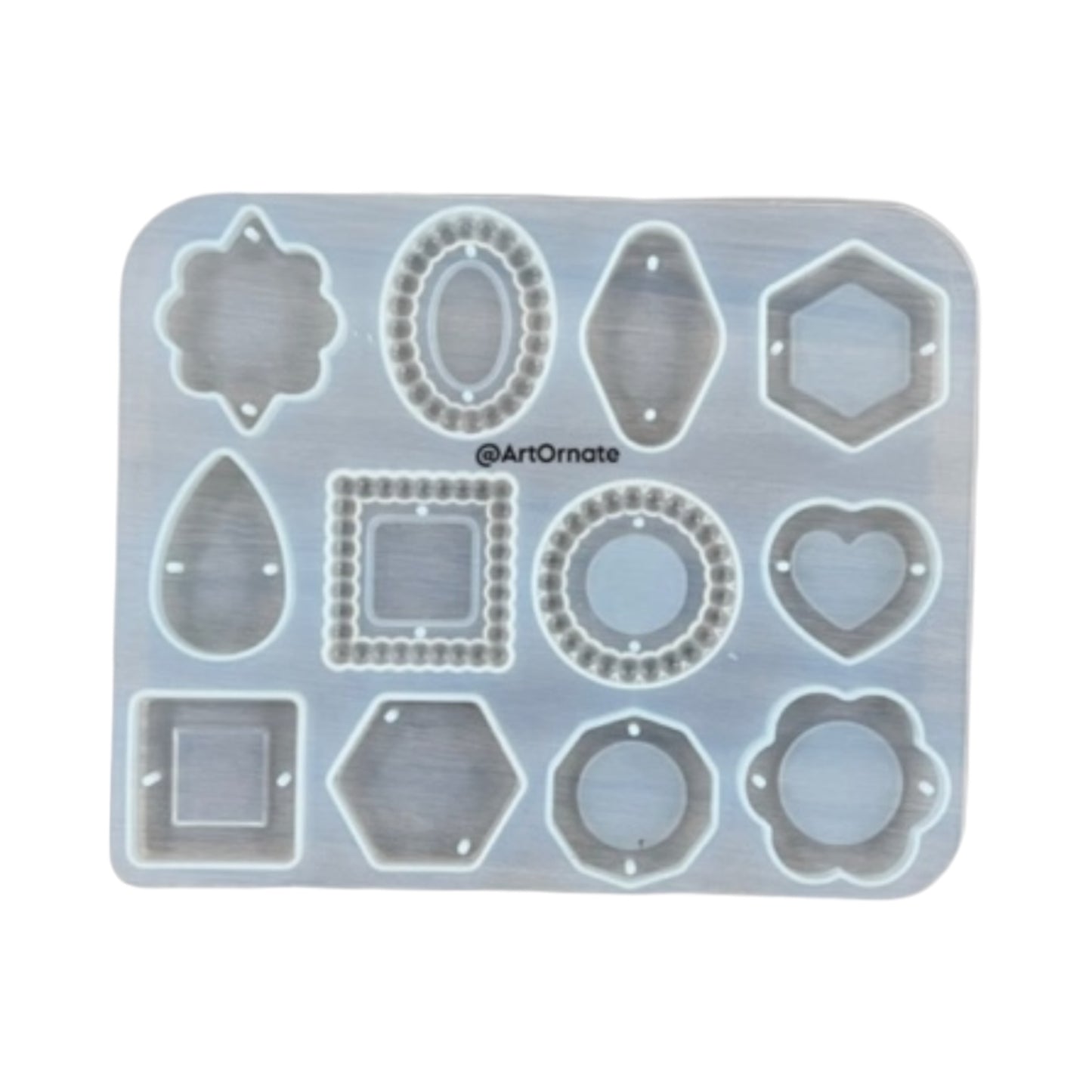 12 Cavity Rakhi Silicone Mould