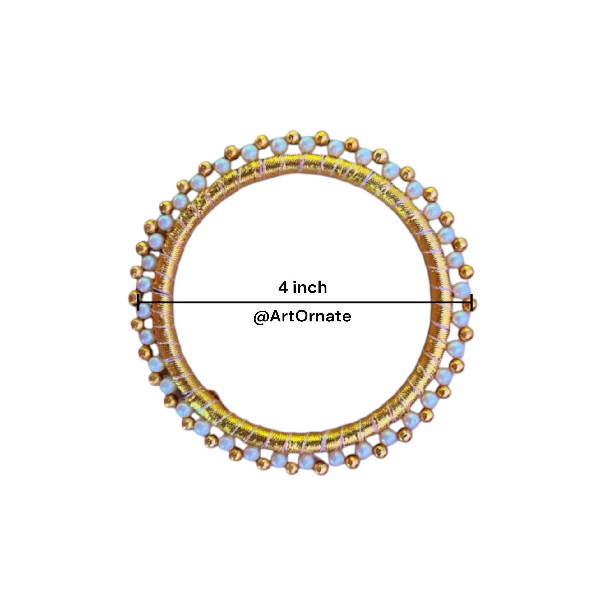 Pearl Ring for Resin Art and Pooja Thali Decoration by ArtOrnate – Premium Craft Accessory for Resin Diya Designs in Gujarat