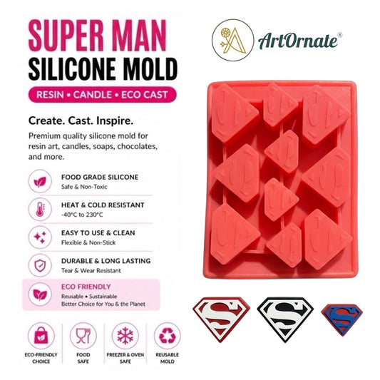 Superman Silicone Mould
