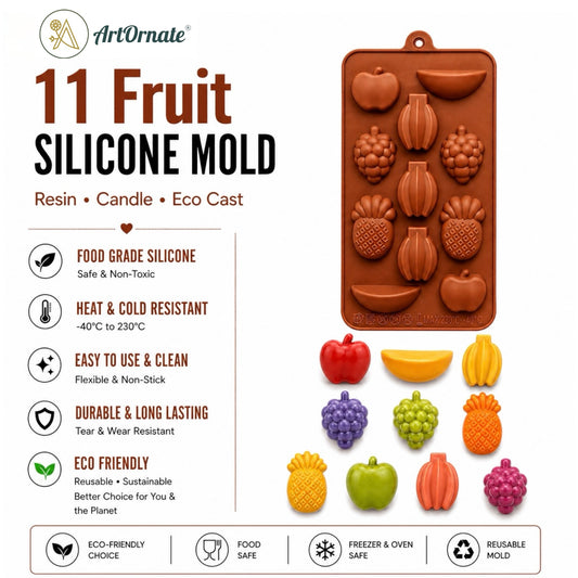 11 Fruit Silicone Mould