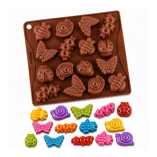 16 Insects Silicone Mould