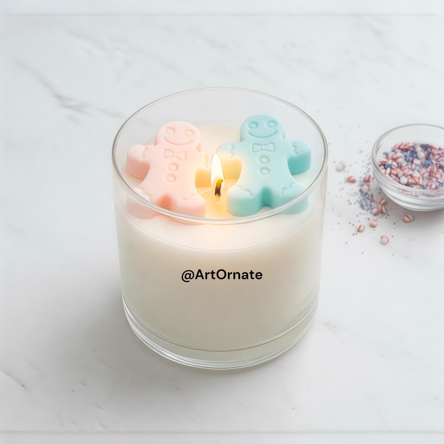 Christmas decorative candle mould for gifting ideas