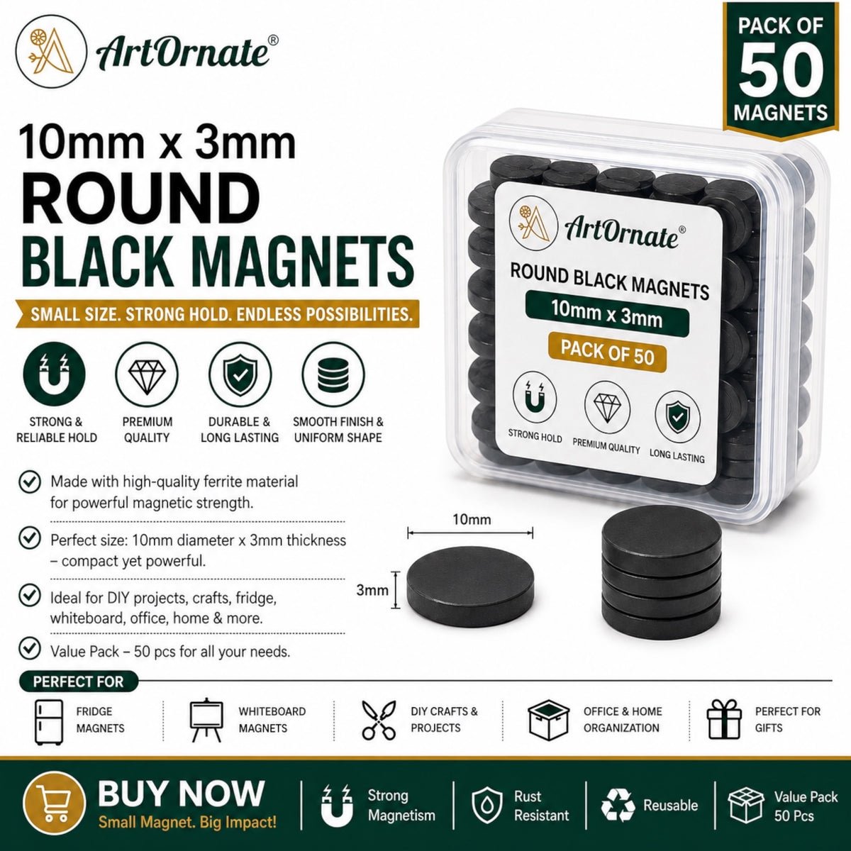 Round Disc Magnets