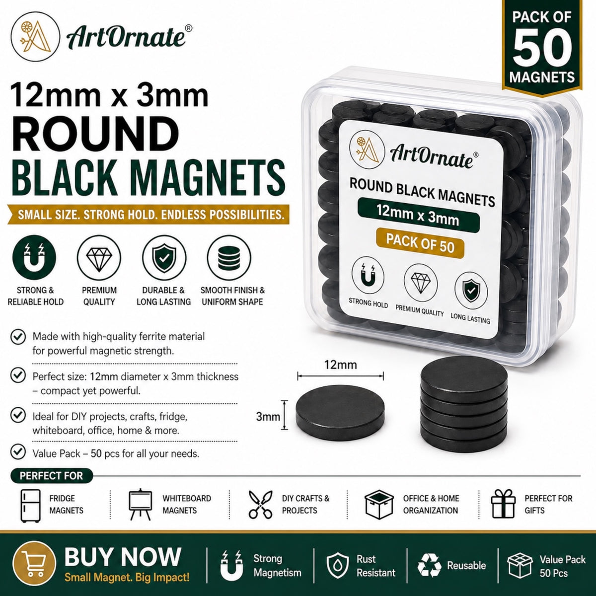 Round Disc Magnets