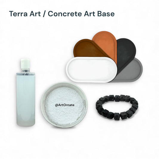 Concrete and Terra Art - White Base