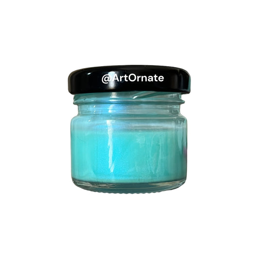 Dual Tone Aqua Blue Pearl Paste Pigment (20gm)