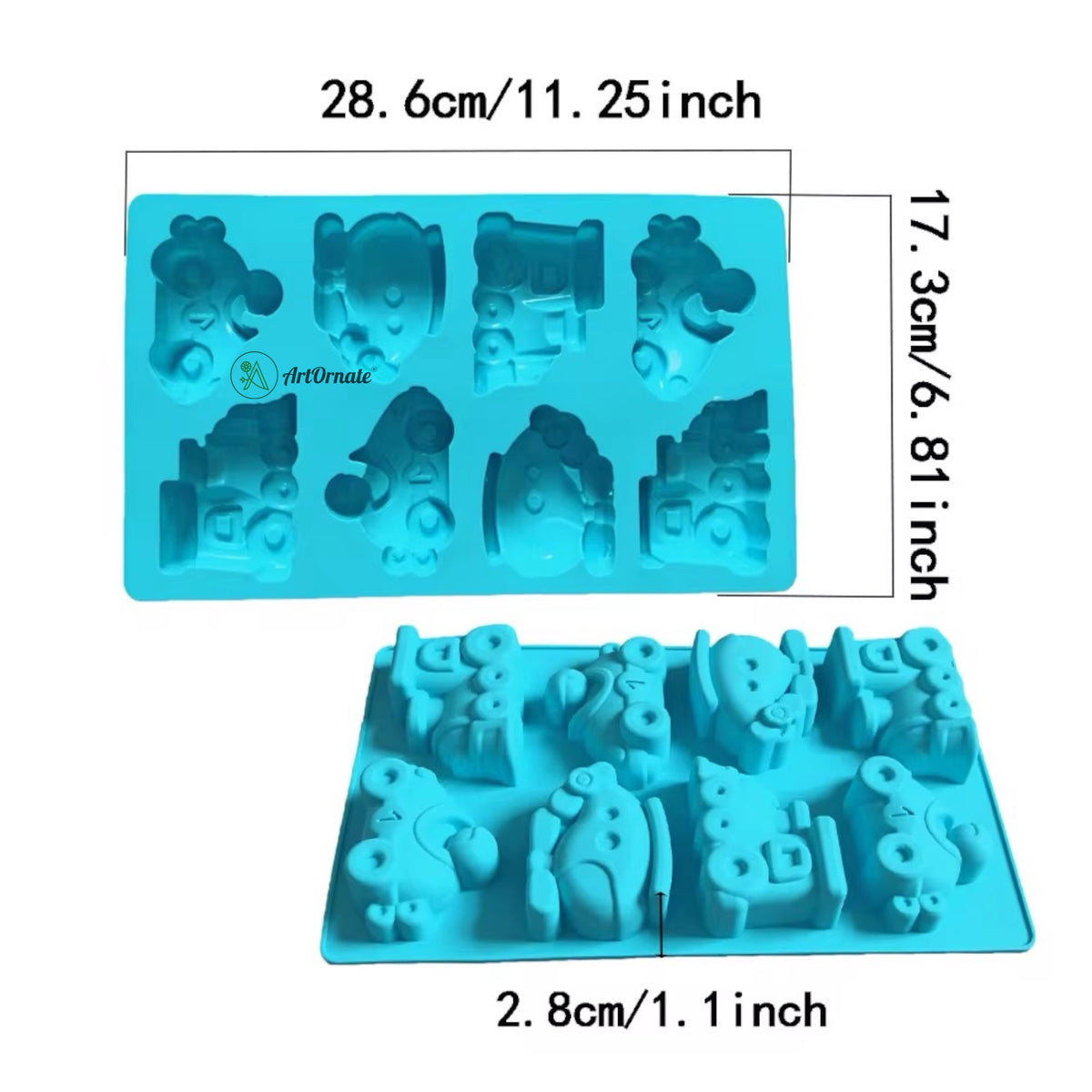 8 Vehicle Silicone Mould