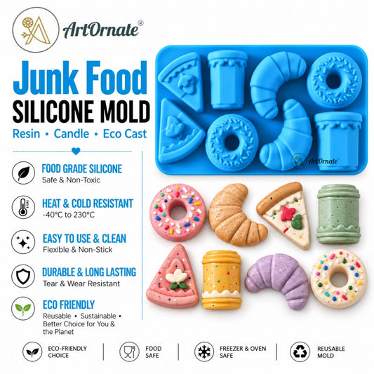 Junk Food Silicone Mould