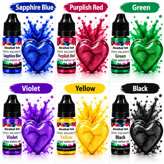 Alcohol Ink Set of 6 - D