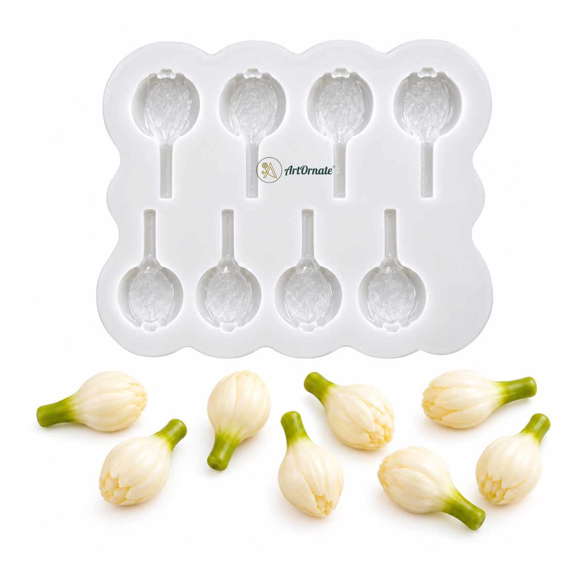 Mogra Buds Candle Silicone Mould