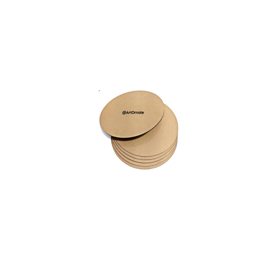 4 inch Round MDF - 4mm