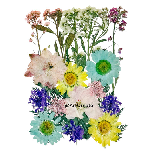 Real dry flowers for resin art, wax melts, and decorative candle designs