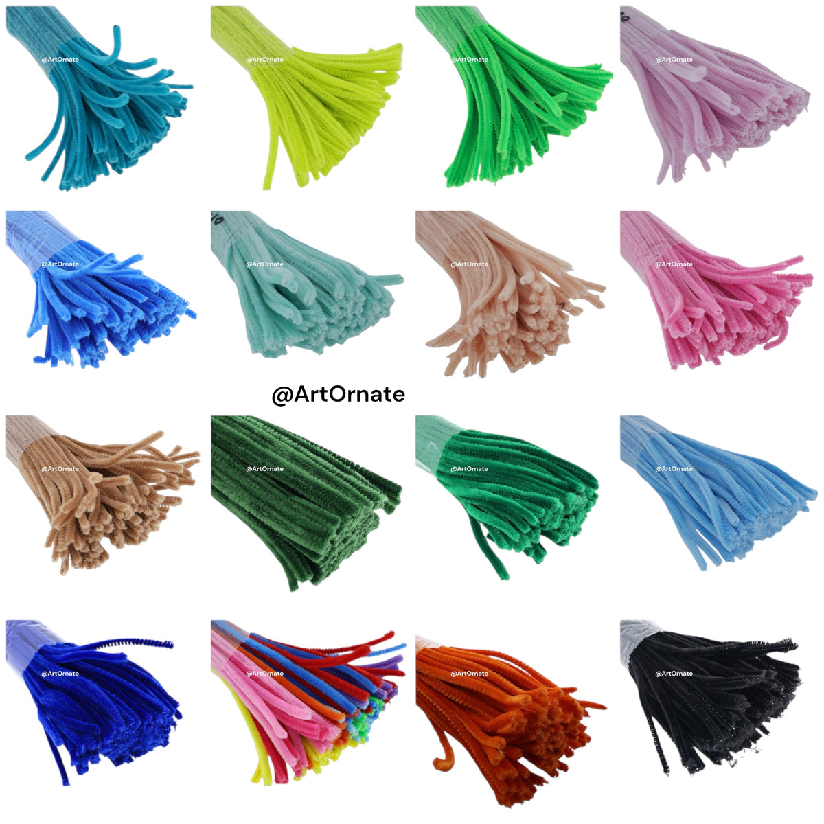 Craft 6mm pipe cleaners and chenille stems for DIY art projects, India
