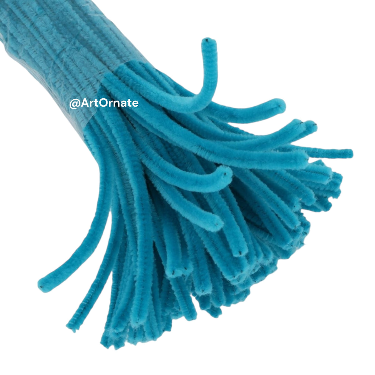 Soft fuzzy 6mm craft pipe cleaners for creative art projects in Bengaluru