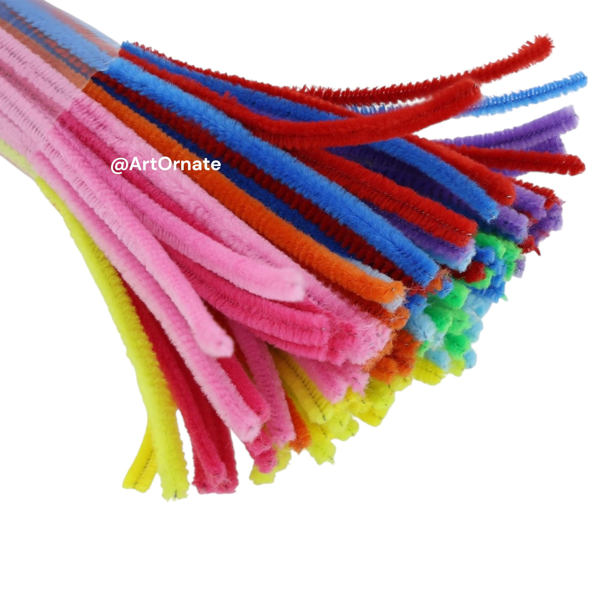 Soft colourful 6mm craft pipe cleaners for handmade projects in Dehradun