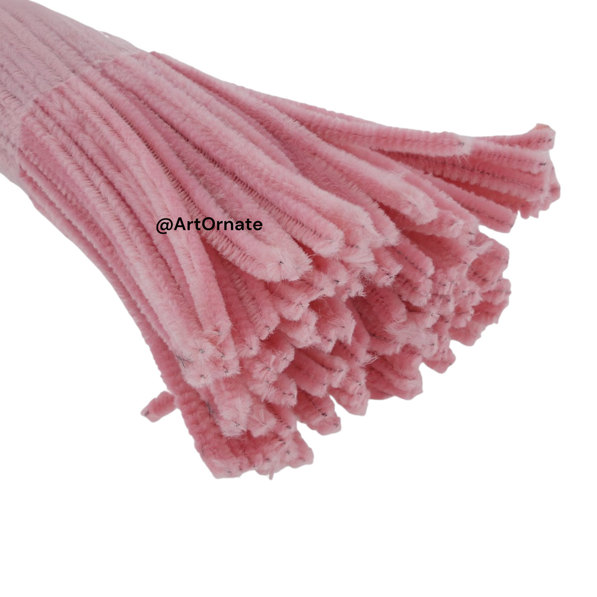 Bright 6mm craft pipe cleaners for DIY flower making and festive décor in Jaipur