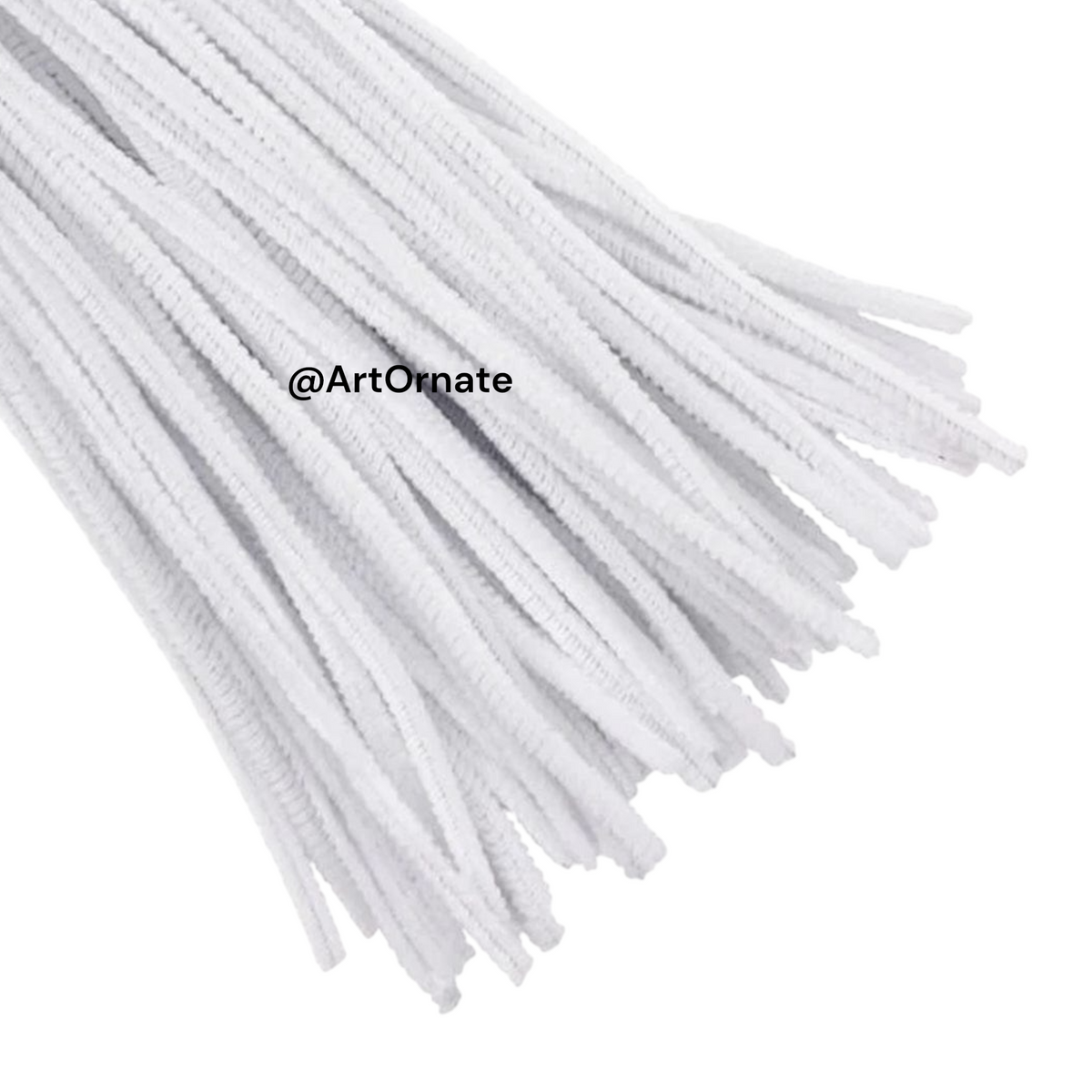 Premium 6mm fuzzy craft pipe cleaners for handmade decorations in Mumbai