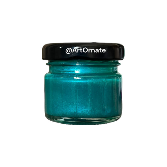 Dual Tone Green Blue Pearl Paste Pigment (20gm)