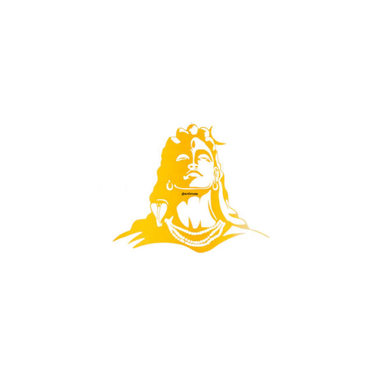 Adiyogi Acrylic Cutout - Golden