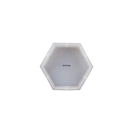 8 inch 50 mm Hexagon Deep Casting Silicone Mould