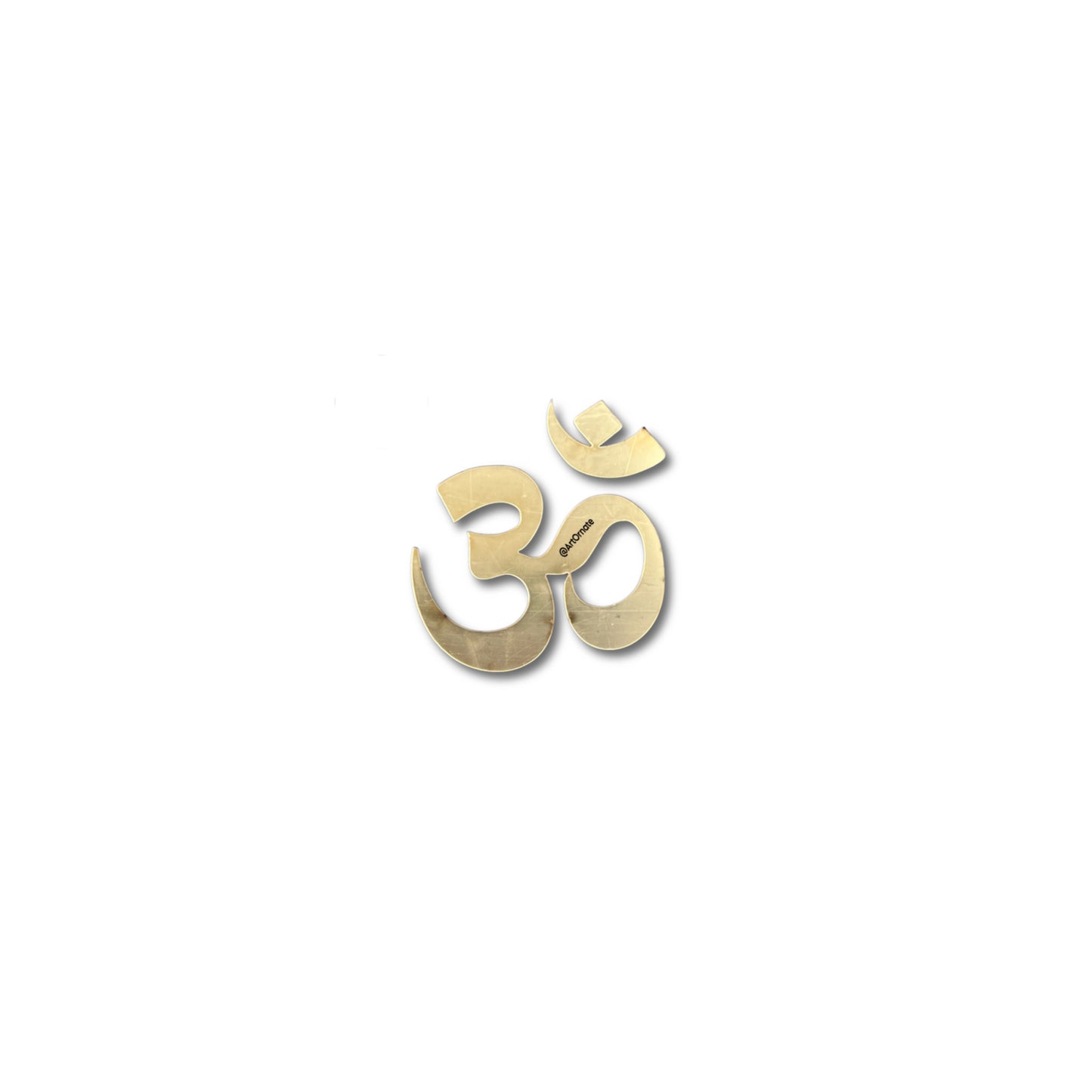 4 inch OM Design - 1 Acrylic Cutout - Golden