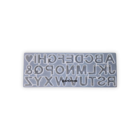New Alphabet Silicone Mould