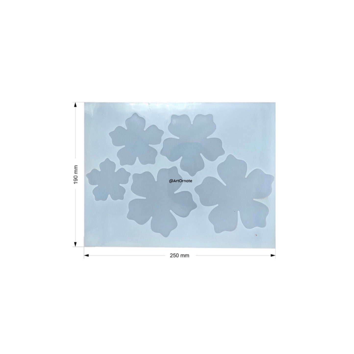 3D Flower Leaf Silicone Mould